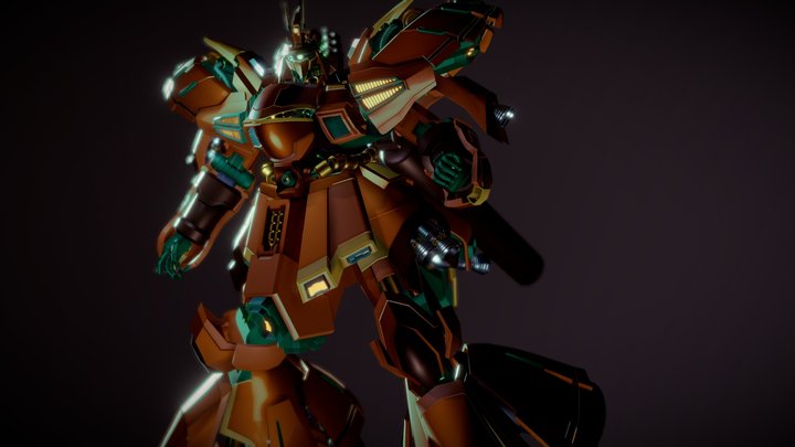 Imperial Gundam 3D Model