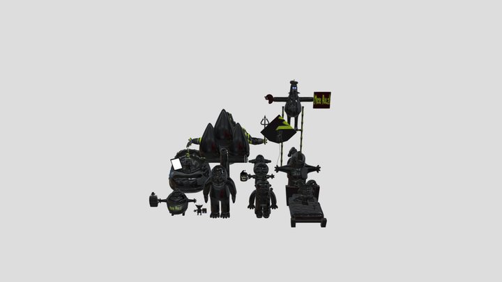 a_packed_crowd 3D Model