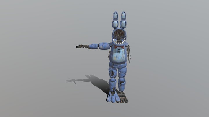 ctw withered bonnie 3D Model