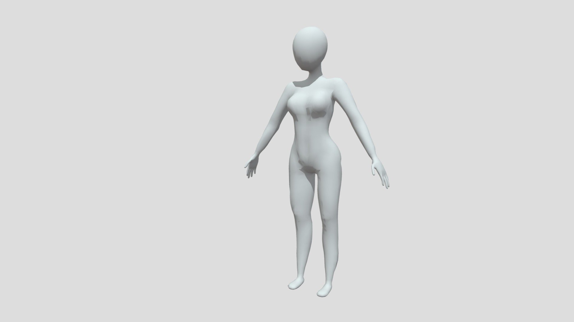 Stylized Character Base Model - 3D model by Jacqueline Wang ...