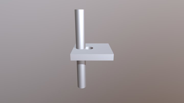 Dowel Locked Joint (Sushi Inside-Out) 3D Model