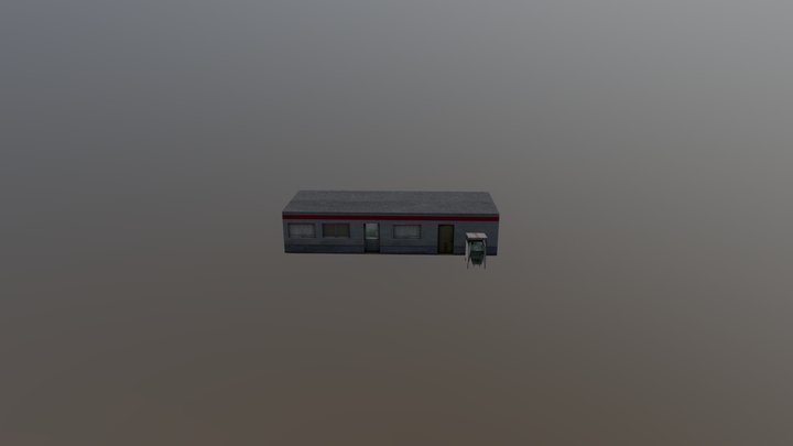 Bus Station 3D Model