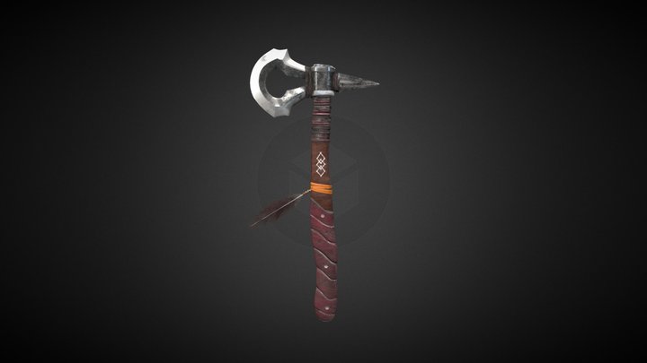 Connor Kenway Axe 3D Model