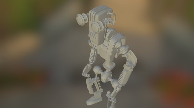 Weak Robot 3D Model