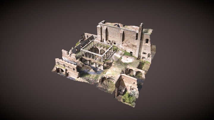 Ruinas del convento franciscano 3D Model
