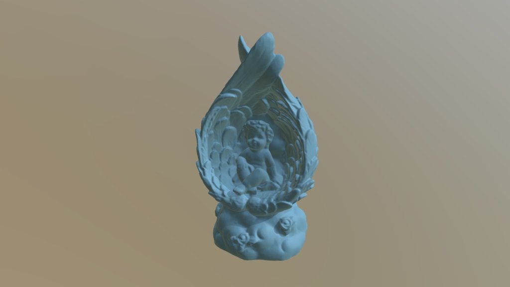 Angel Sculpture 3D Scan (Einscan-S)