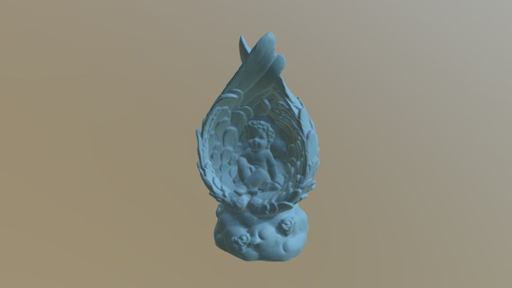 Angel Sculpture 3D Scan (Einscan-S) 3D Model