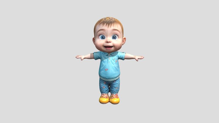 Baby boy 3D Model