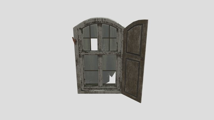 Old window 3D Model