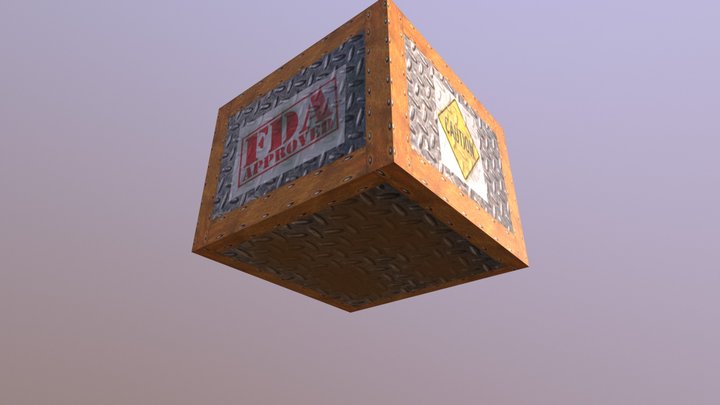 Newton_Crate2 3D Model