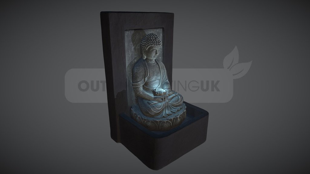 Budha Fountain - 3D model by Europac3D (@quod) [15984b6] - Sketchfab