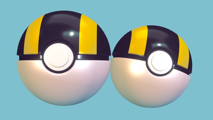 Ultraball (Pokemon) 3D Model