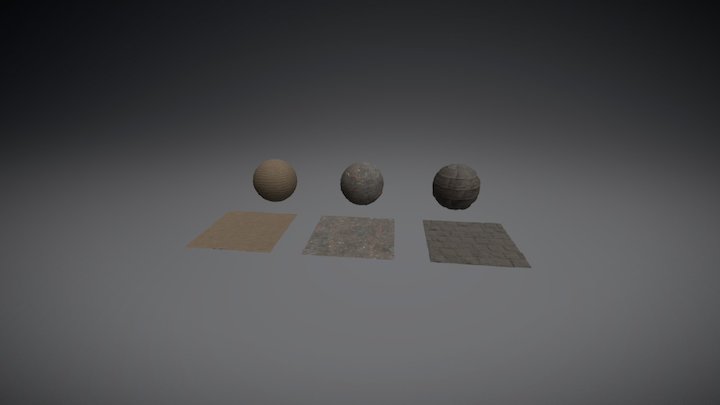 Materialtestsuite 3D Model