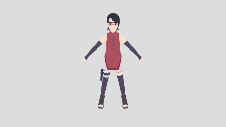 Sarada 3D Model