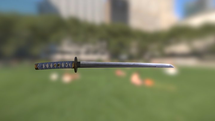 Wakizashi 3D Model