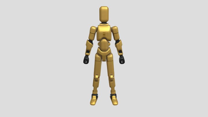 Dummy_13_Color_yellow 3D Model