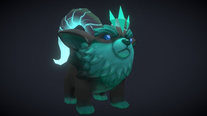 Ruined Furyhorn TFT Fanskin 3D Model