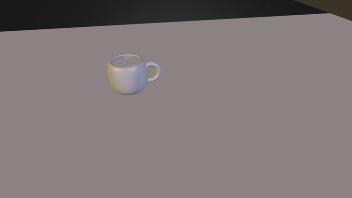 Cup Of Milk 3D Model