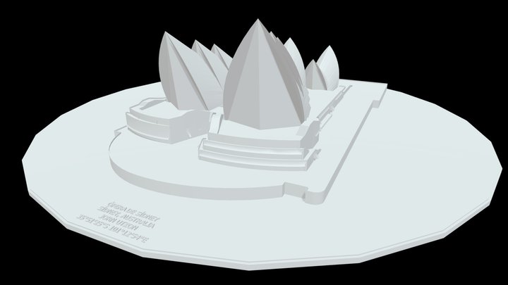 Opera Sidney - Australia - Edificios del Mundo 3D Model