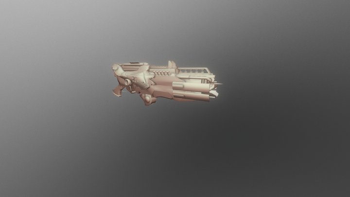 futurixtic gun 3D Model
