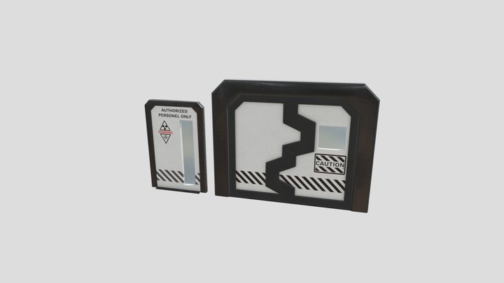 Sci fi Door 3D Model