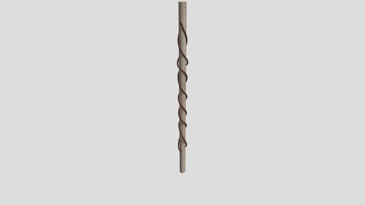 Quarterstaff 3D Model