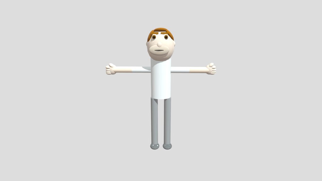 Finn-3D Man Model