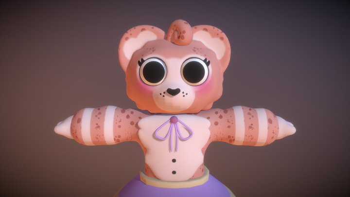Cindy ~ Care of Chipchip Old Model 3D Model