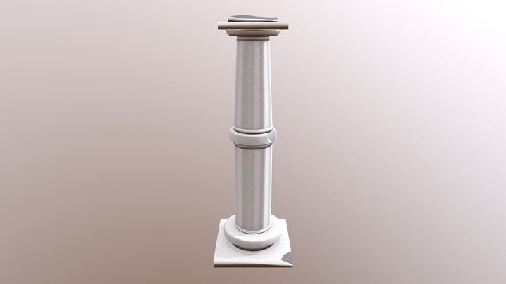 Pillar(High-Low) 3D Model