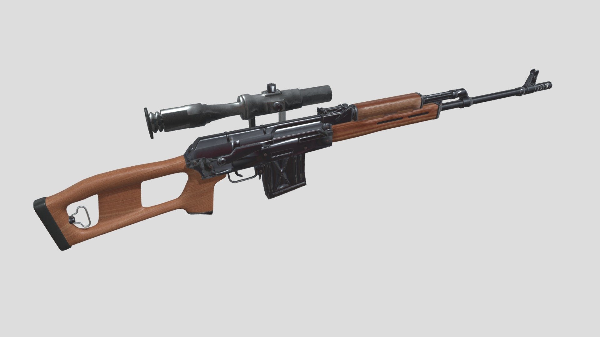 PSL Sniper Rifle - Buy Royalty Free 3D model by 3dlowpoly [159f952 ...