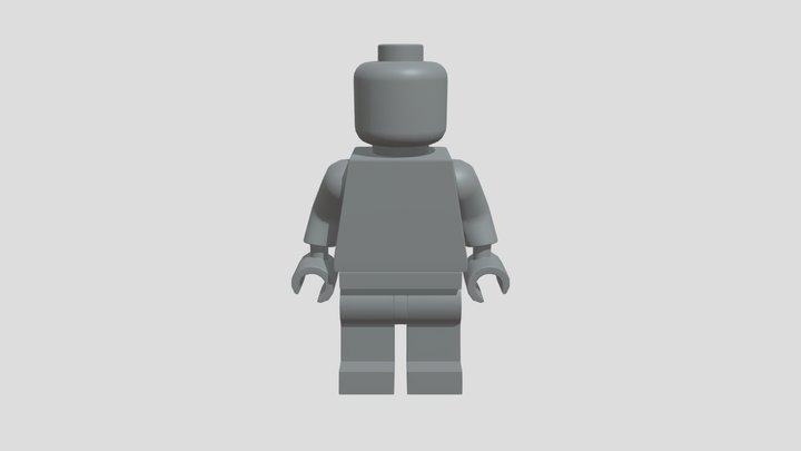 Lego Figure 3D Model