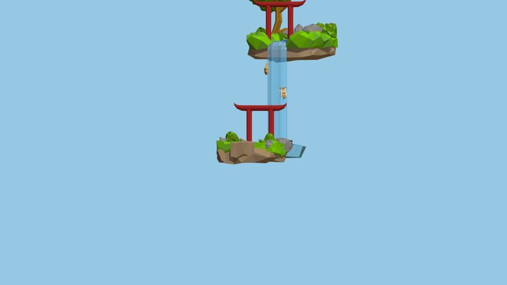 Waterfall 3D Model
