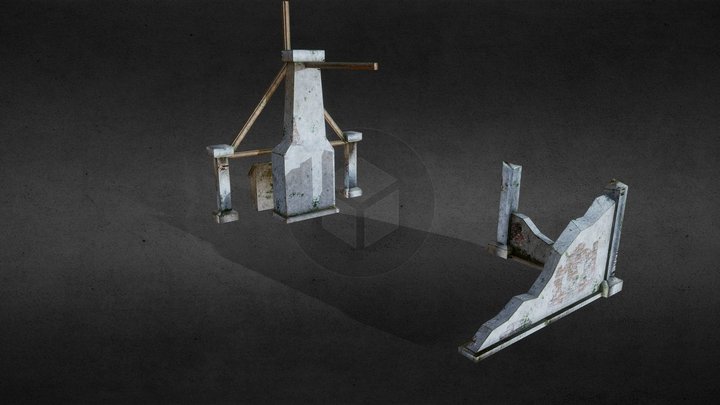 Destroyed house 1 3D Model