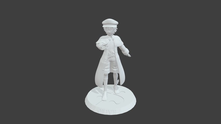 Vocaloid Oliver Figure 3D Model