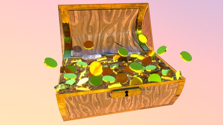 Coffer 3D 3D Model