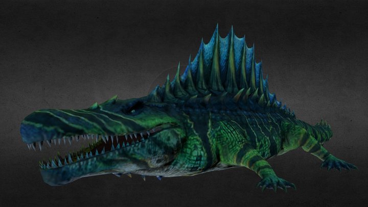 JWTG Level 40 Sarcosuchus – Kostenloses 3D-Modell STL