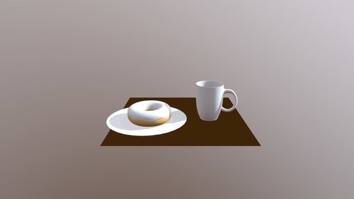 Donut's Wallpaper 3D Model