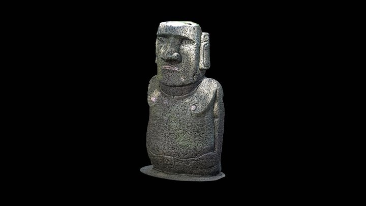 Moai Head for LUCKY 13 Figure by Cruiseboost, Download free STL model