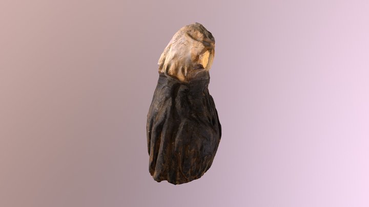 Wood Eagle Scan 3D Model