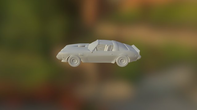 1979 Pontiac Firebird Trans Am 3D Model