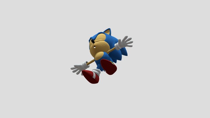 PC Computer - Sonic Forces - Sonic the Hedgehog 3D Model