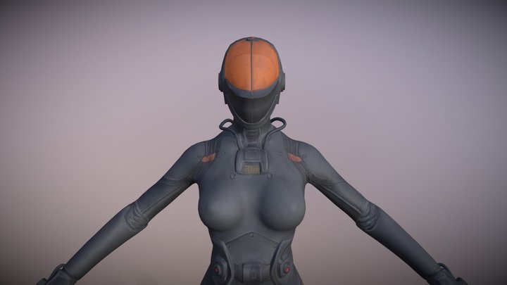 Chinese Stealth Suit 3D Model