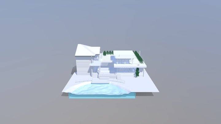 Пергола+гараж 3D Model