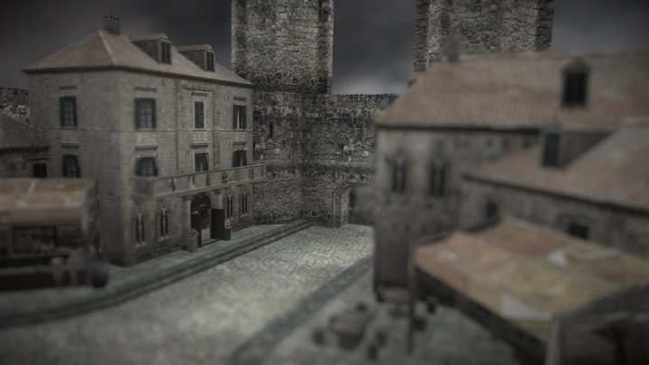 Old town – Gratis 3D-model STL