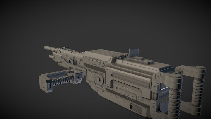 Ns2 Heavy Machinegun Concept 3D Model