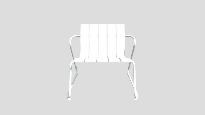 Mater Ocean Lounge Chair 3D Model