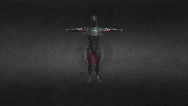 Mass Effect Pathfinder Suit 3D Model