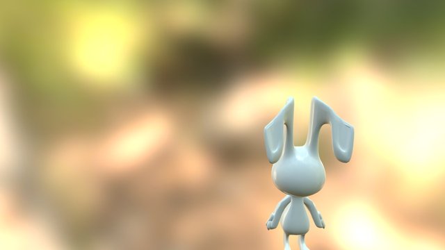 Muppy The Bunny 3D Model. 3D Model