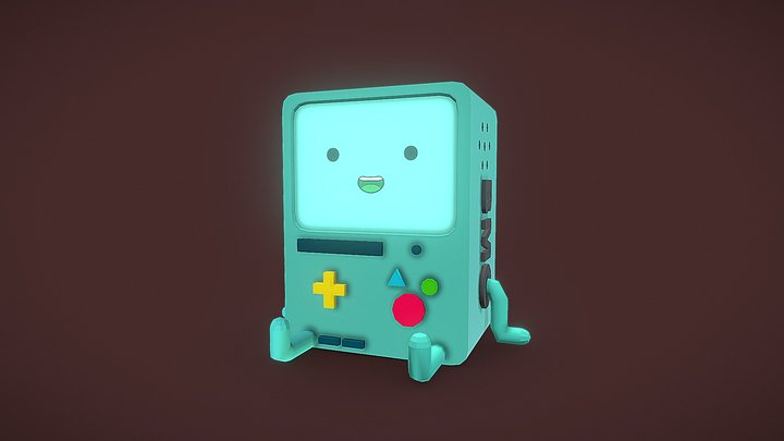 Adventure Time_BMO 3D Model
