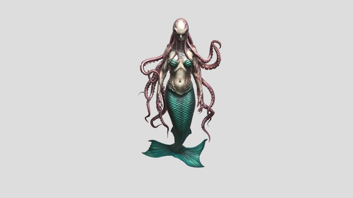 Abyssal Siren – Modelo 3D gratuito STL